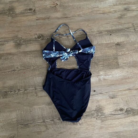 Tarte Alexis Cutout Paneled Tie-Dyed One Piece Swimsuit - Picture 4 of 6